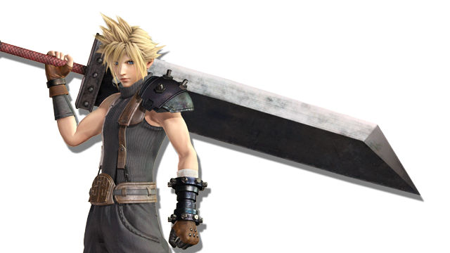 Cloud Strife Png Transparent Picture (gray, beige, black, white, silver)