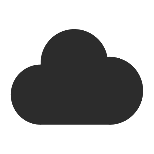 Cloud App Socialnetwork Free Transparent Png Icon Download (black)