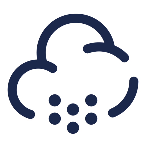 Cloud Snowfall Minimalistic Free Png Icon Download (navy, black)