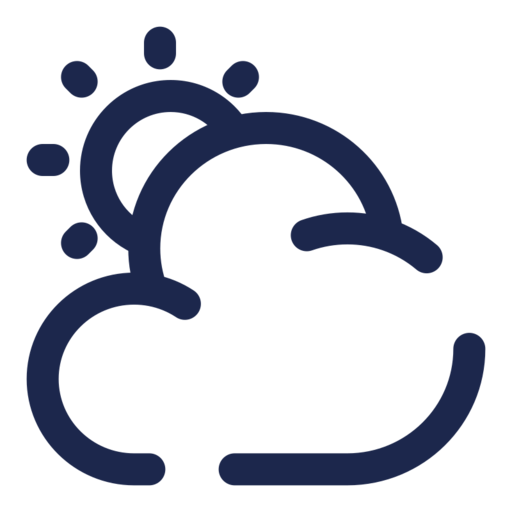 Cloud Sun 2 Free Png Icon Download (navy, black)