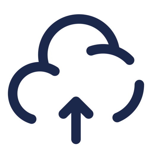 Cloud Upload Free Png Icon Download (navy, black)