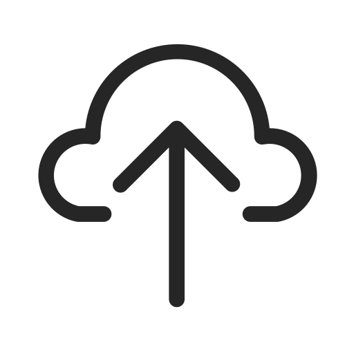 Cloud Upload Icon Free Transparent Png Icon Download (black)