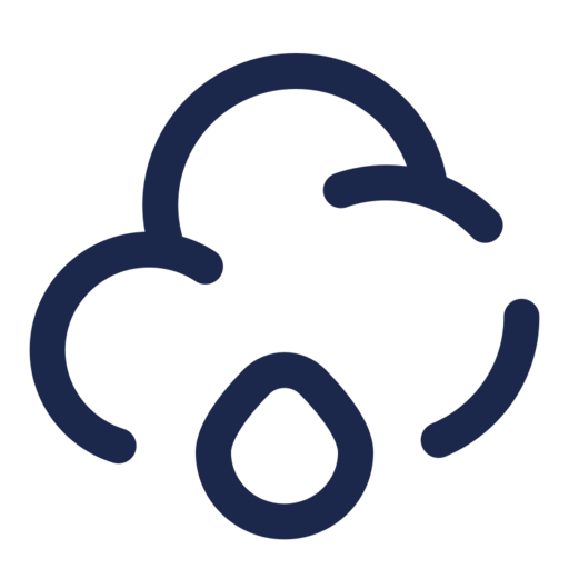 Cloud Waterdrop Free Transparent Png Icon Download (navy, black)