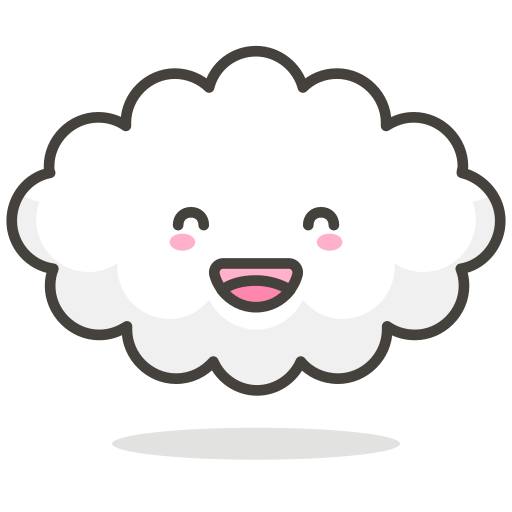 Cloud White Icon Free Png Icon Download (lavender, indigo, black, white)