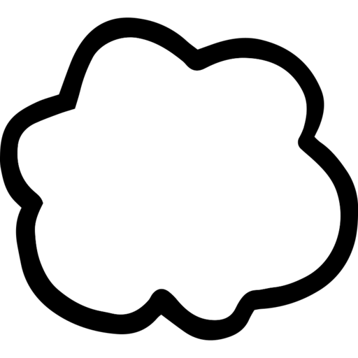 Cloud1 Free Png Icon Download (white, black)