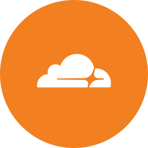 Cloudflare Icon Free Transparent Png Icon Download (salmon, white, black, orange, chocolate)