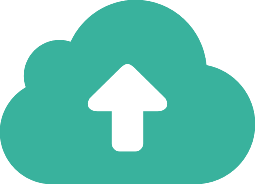 Cloudup Icon Free Nobackground Png Icon Download (teal, black)