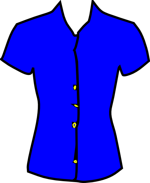 Blouse Png Pic (white, blue, black, navy)