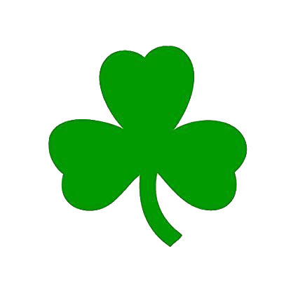 Clover Png File (white, green)