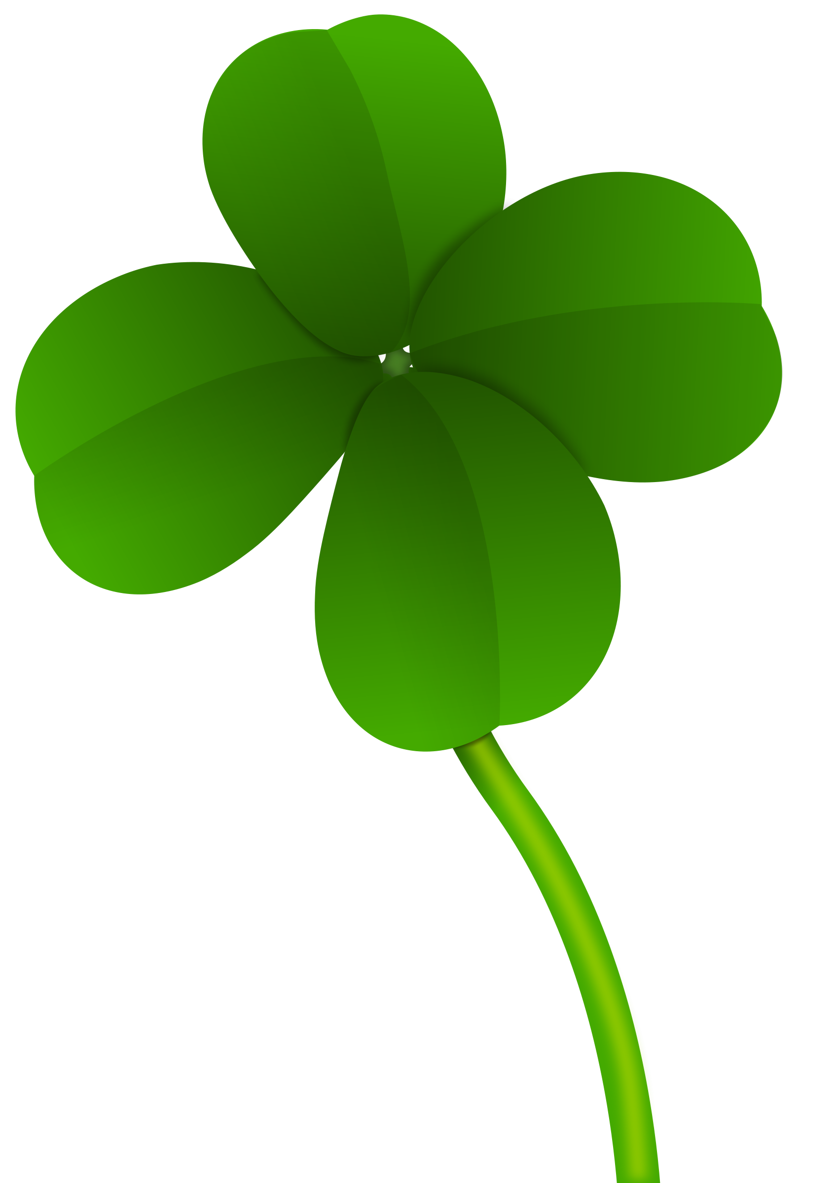 Clover Png Pic (black, green)