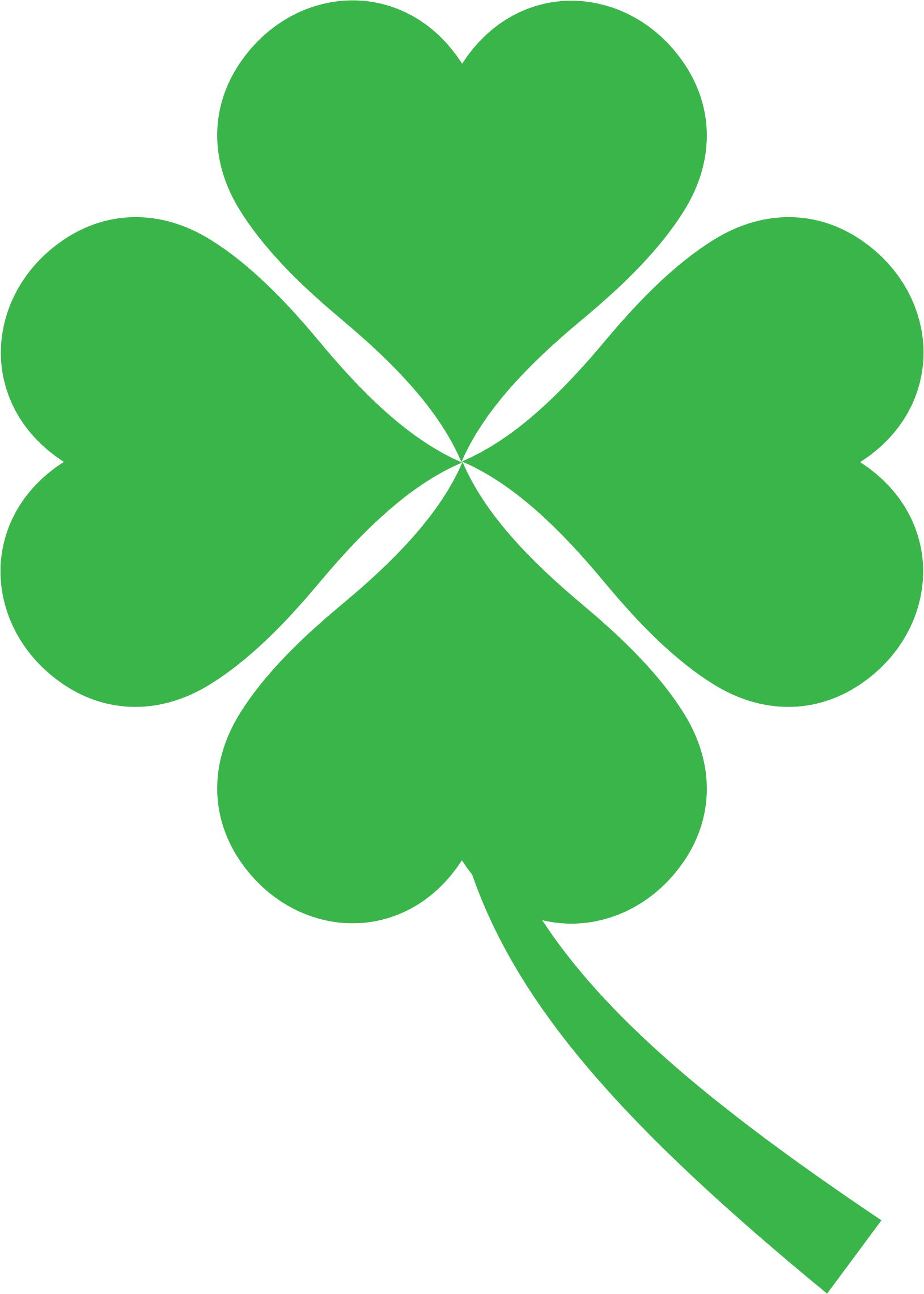 Clover Png Transparent Picture (black, teal)