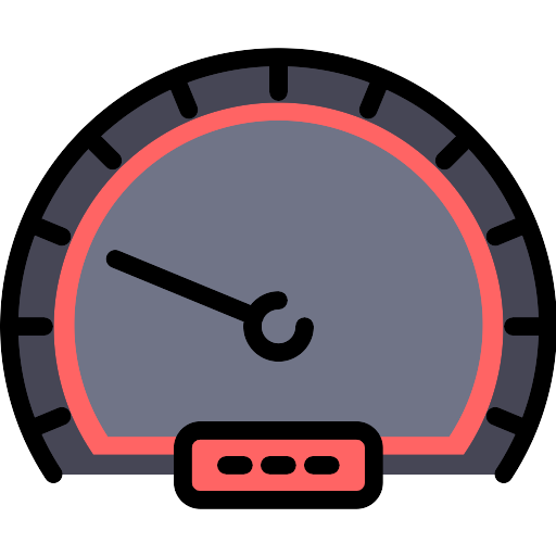 Slow Meter Png Image (indigo, black, salmon, gray)