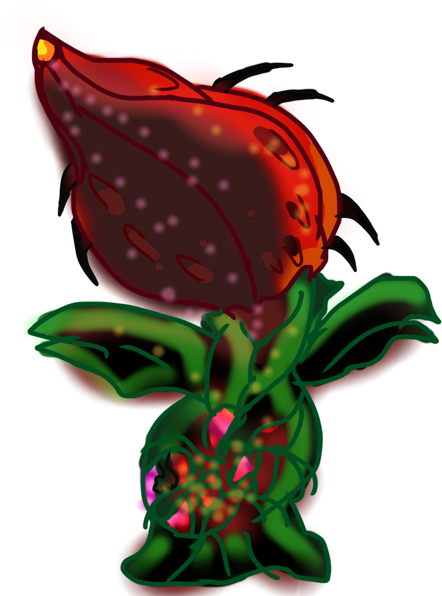 Flower Artwork Png Image (black)