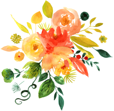 Flower Artwork Png Photos (black)