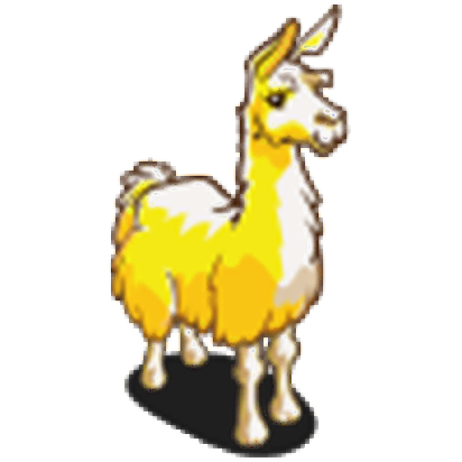 Alpaca Png Isolated File (white, black, gold, maroon, orange)