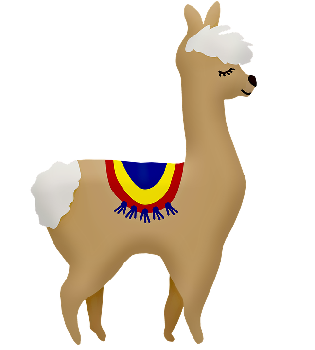 Alpaca Png Isolated Hd (white, salmon, gray)