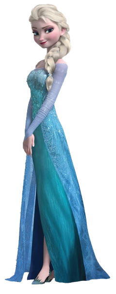 Elsa Png File (black, gray)