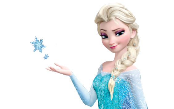 Elsa Png Transparent Picture (black)