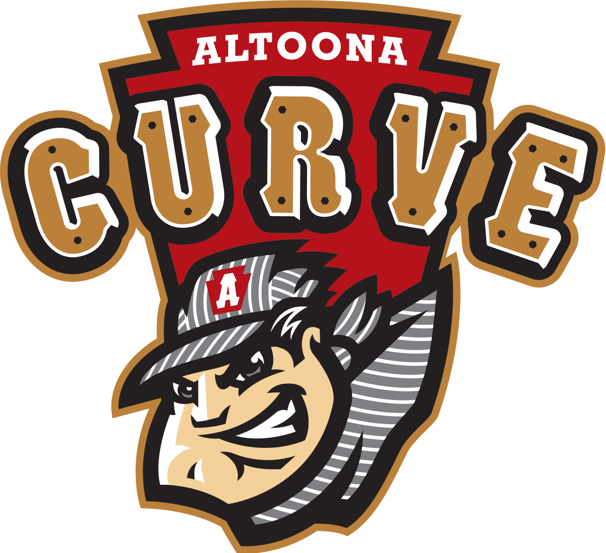 Altoona Curve Png Hd (white, black, pink, maroon, chocolate)