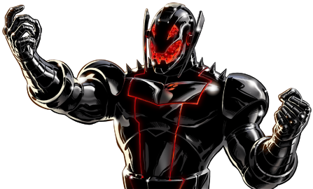 Ultron Png Free Download (black, gray, maroon, white, silver)