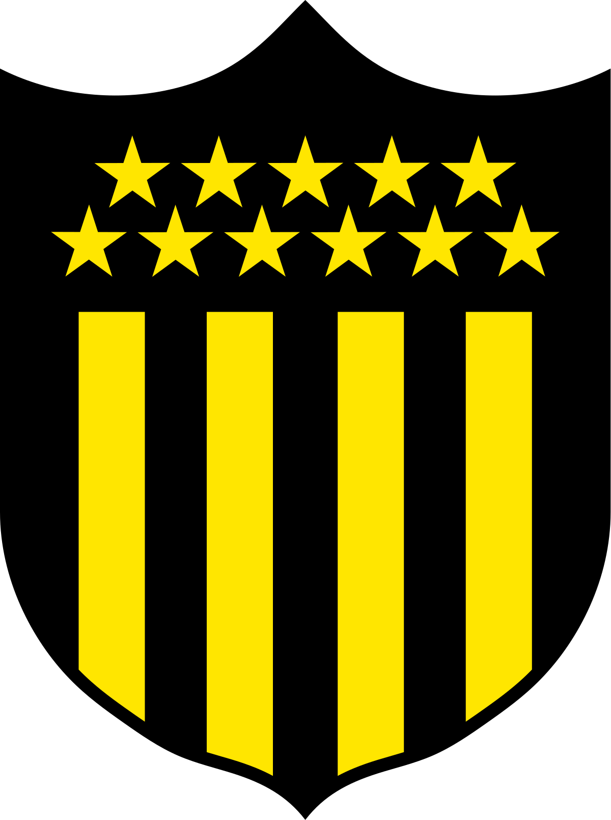 Club Atletico Penarol Png Hd (yellow, black, gold)