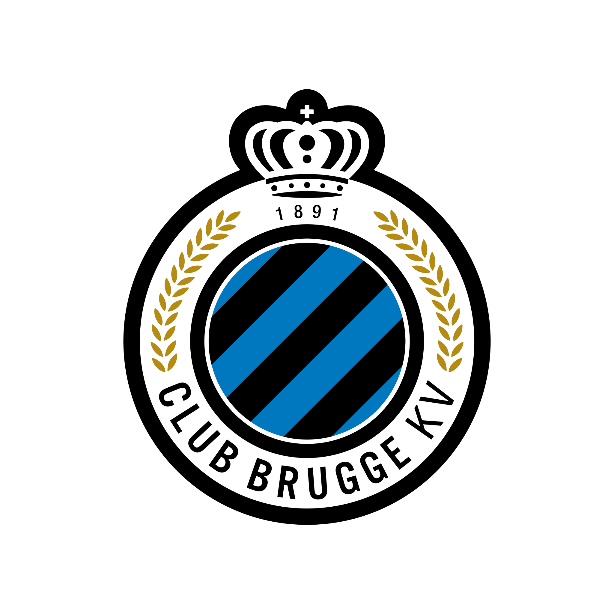 Club Brugge Kv Png Hd (black, white, teal)