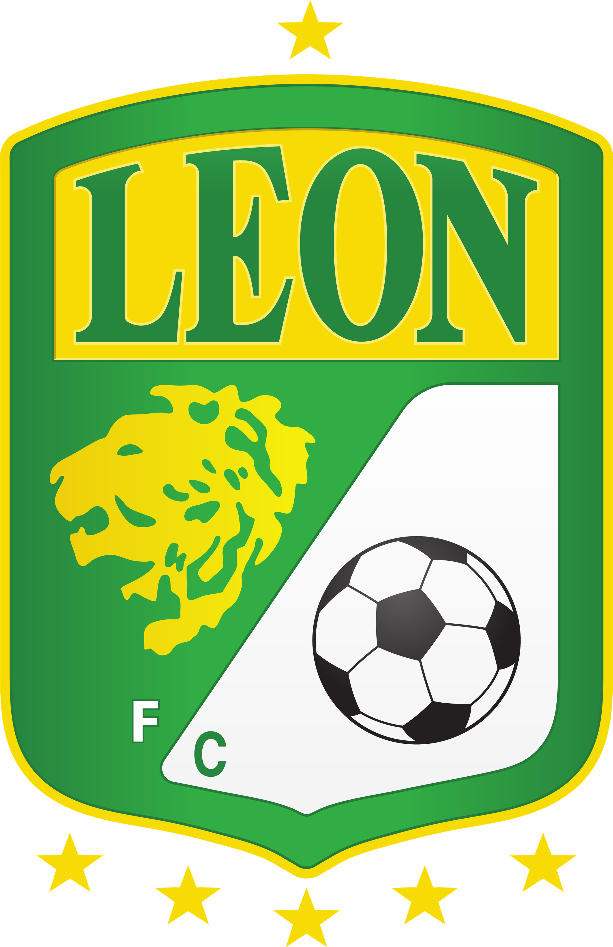 Club Leon Png Hd (teal, black, white, green, gold)