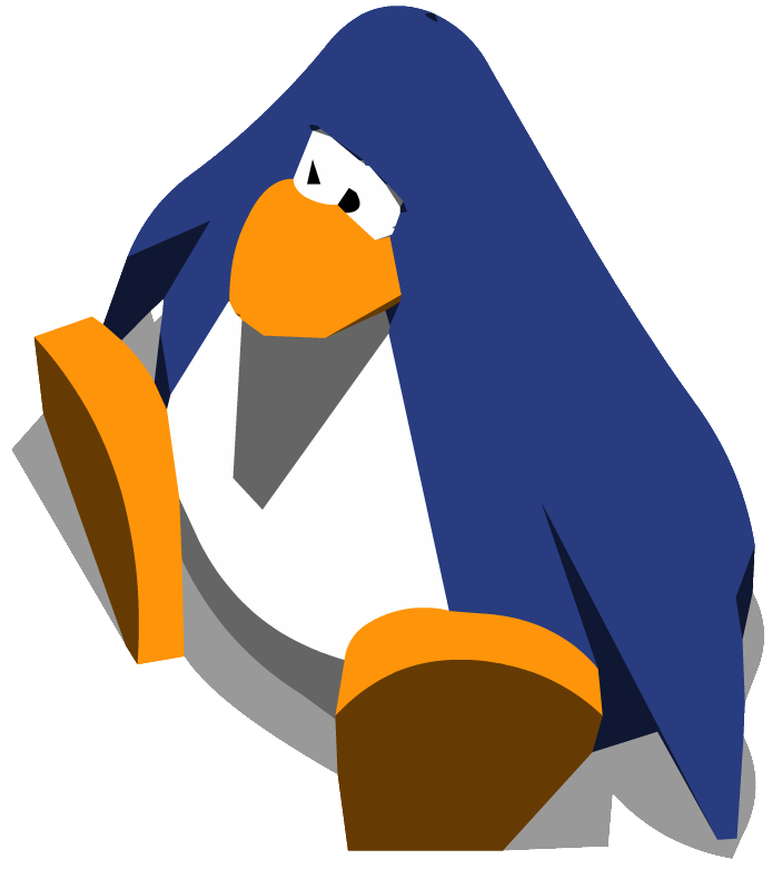 Club Penguin Png Hd Image (indigo, orange, gray, maroon, white)