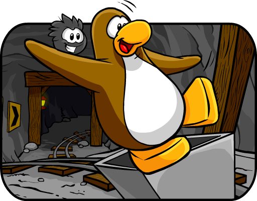 Club Penguin Png Photo (olive, maroon, gray, white, black)