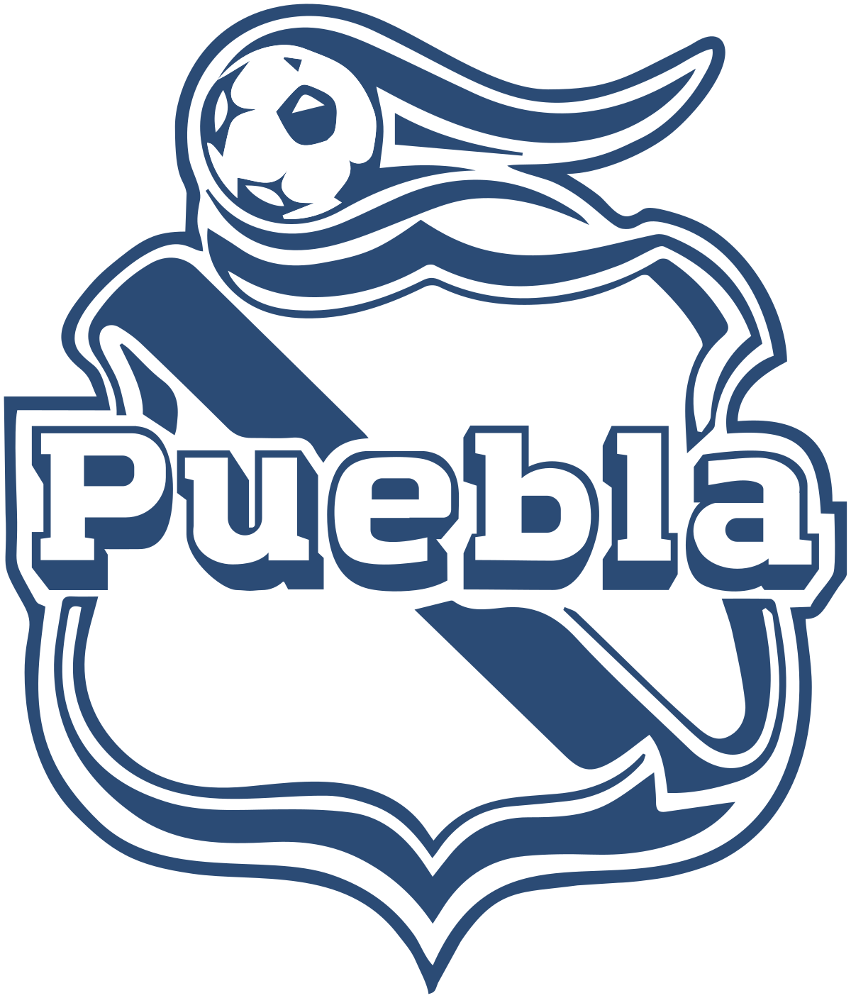 Club Puebla Png (black, white, teal)