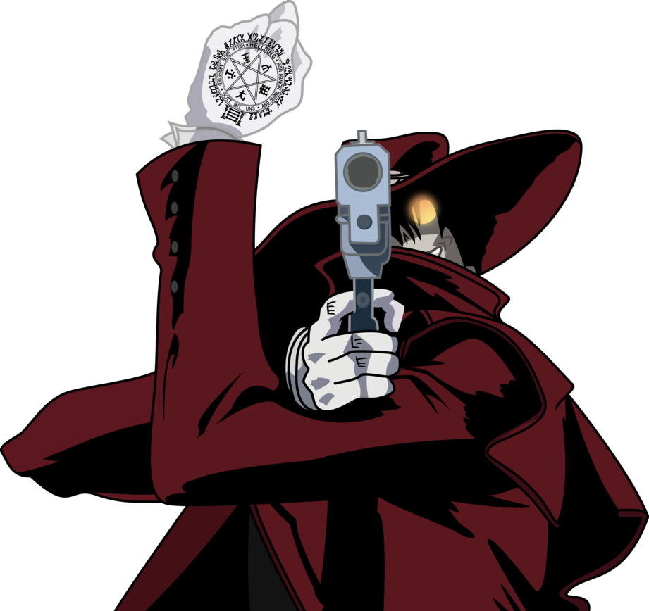 Alucard Png File (maroon, black)