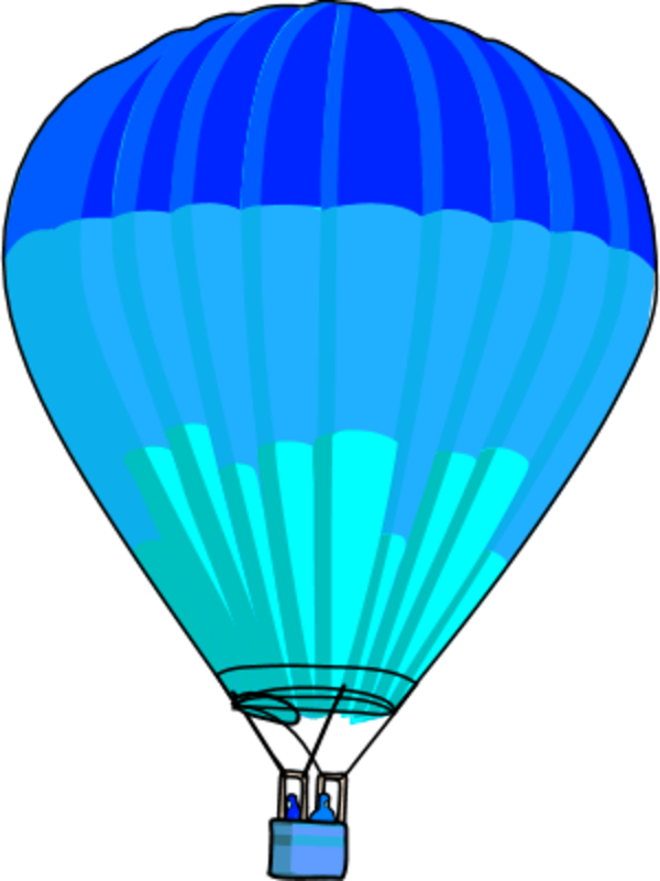 Blue Air Balloon Png Photos (blue, greenish blue, black)