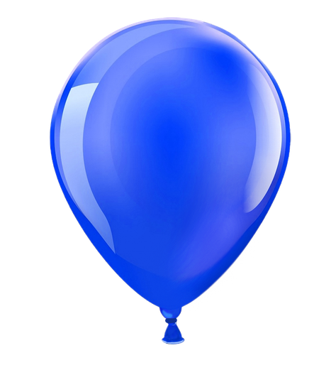 Blue Balloons Png Hd (blue, black, silver)