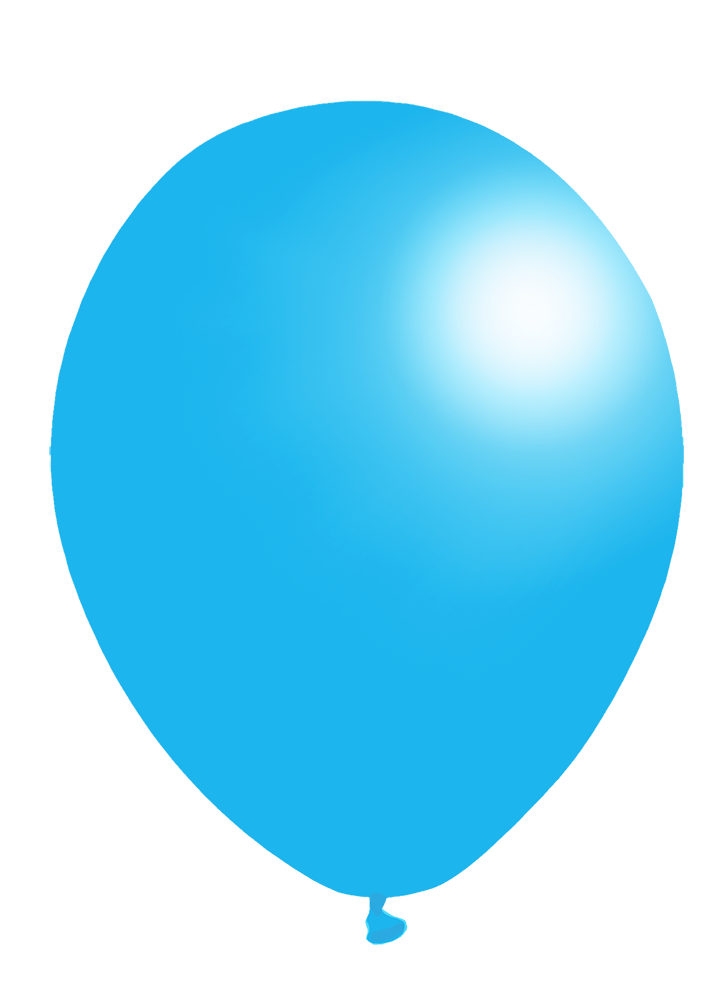 Blue Balloons Png Photo (greenish blue, white)