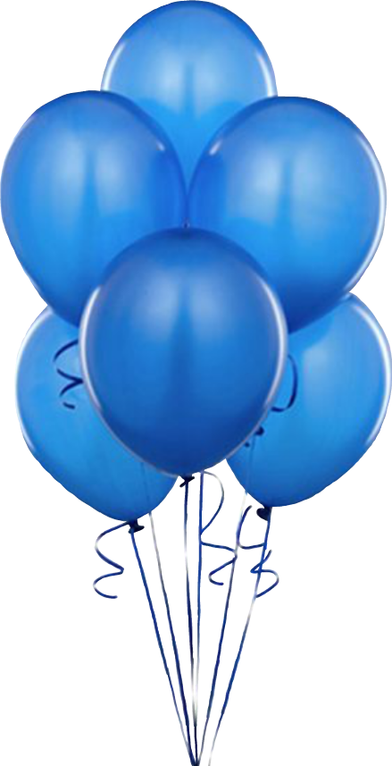 Blue Balloons Png Photos (black, gray, teal)