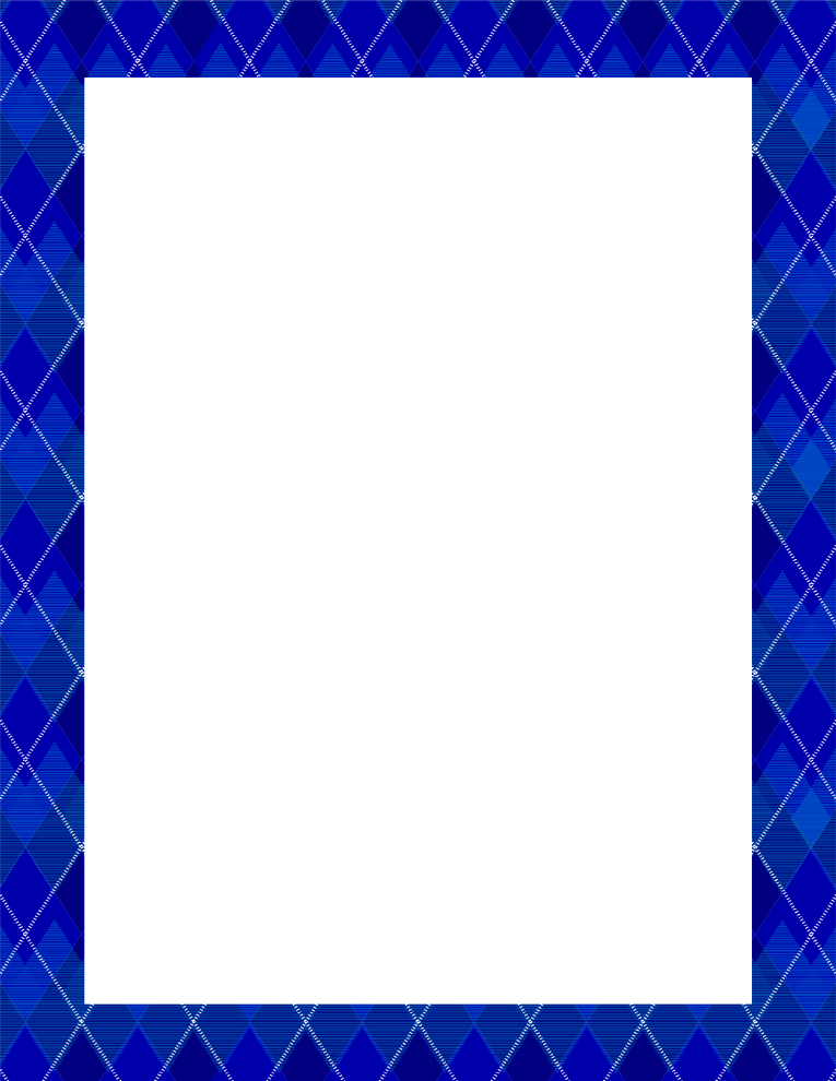 Blue Border Frame Png Pic (white, navy)