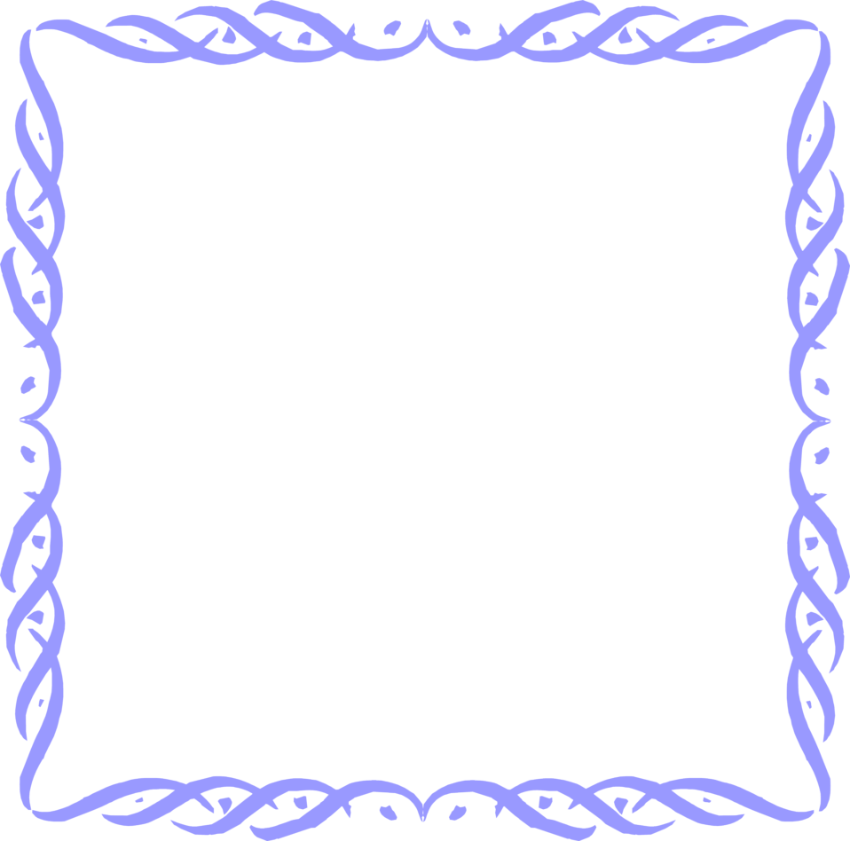 Blue Border Frame Png Picture (black, plum)