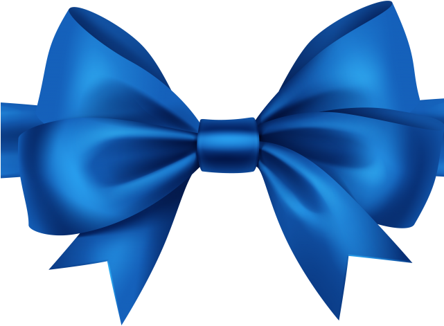 Blue Bow Png (navy, black, teal)