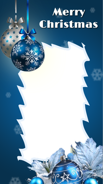 Blue Christmas Frame Png Transparent Hd Photo (beige, black, teal, navy)