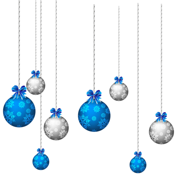 Blue Christmas Png Image (indigo, black, gray)