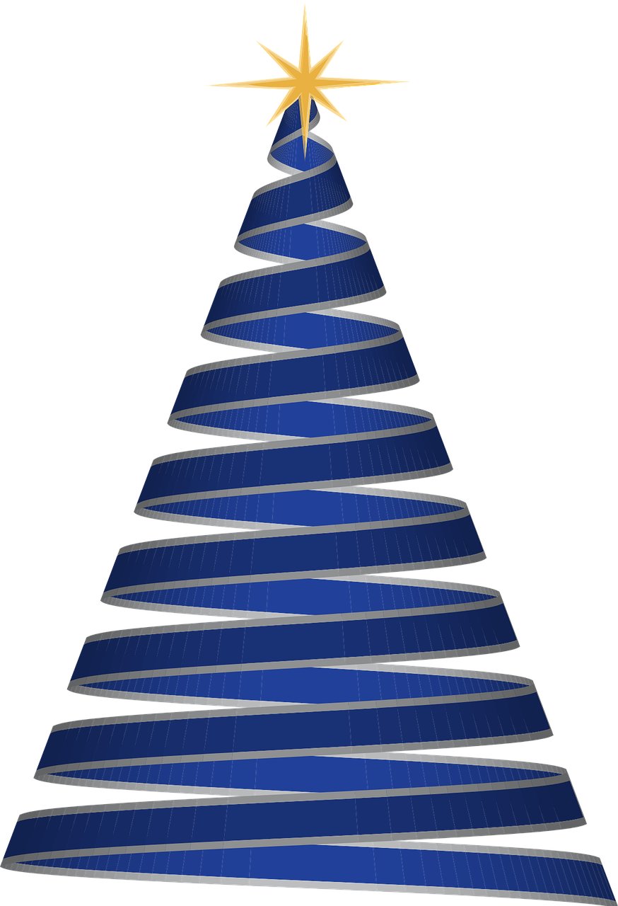 Blue Christmas Png Picture (navy, white)