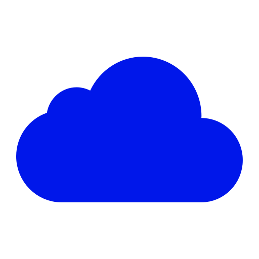 Blue Cloud Png File (blue, black)