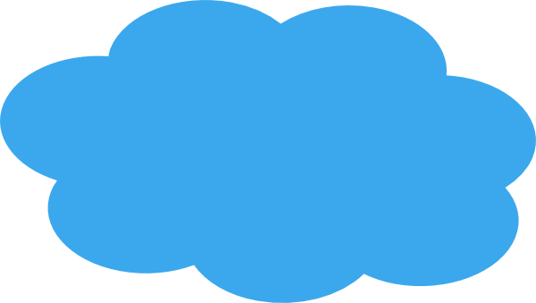 Blue Cloud Png Image (white, greenish blue)