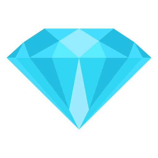 Blue Diamond Gemstone Png (mint, greenish blue, black)