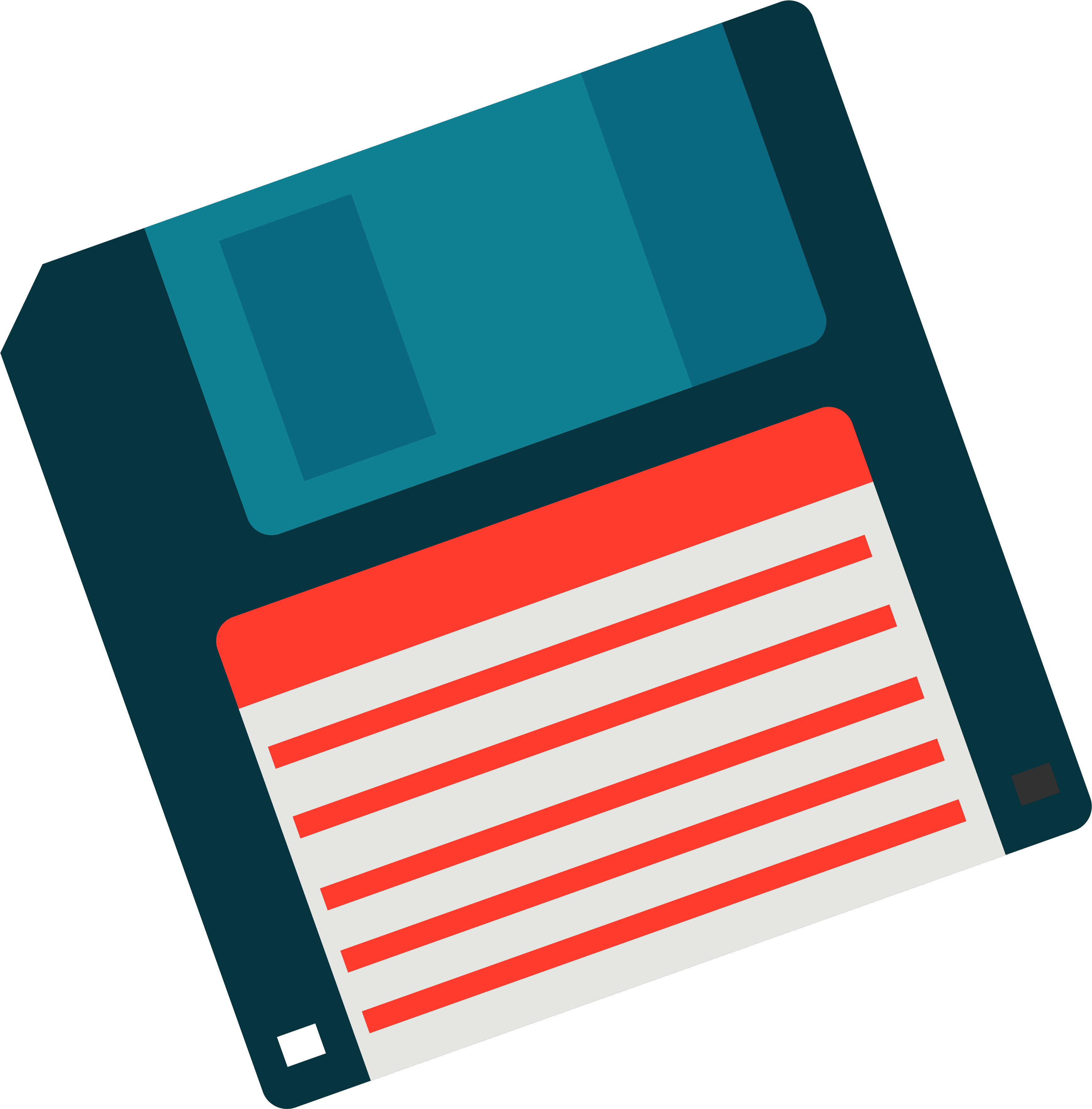 Blue Floppy Disk Png Transparent Image (lavender, beige, chocolate, teal, black)