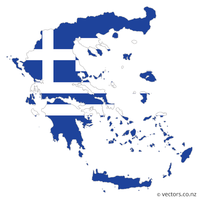 Blue Greece Map Png Transparent Image (lavender, white, teal, black, silver)