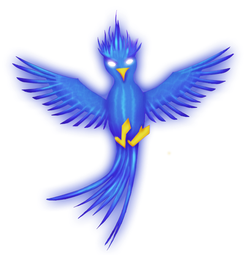 Blue Phoenix Png Photos (blue, black)