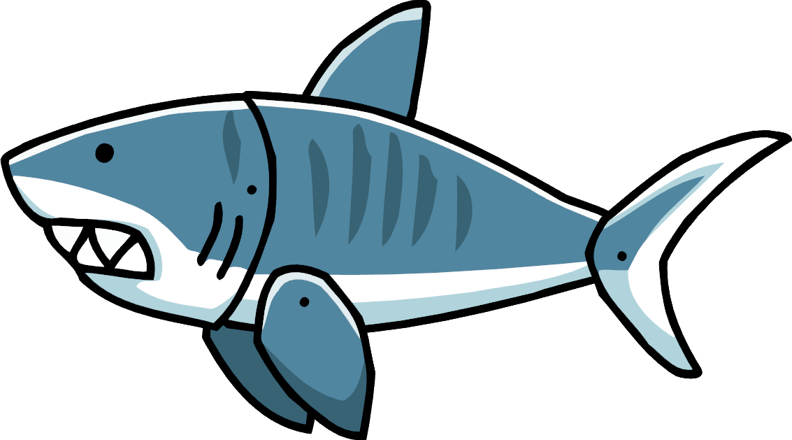 Blue Real Shark Png Image (gray, white)