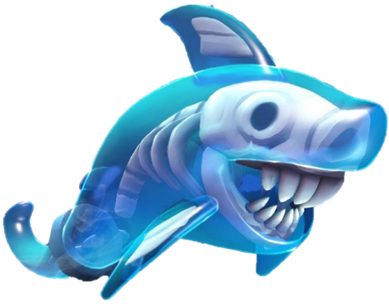 Blue Real Shark Png Transparent Image (black, white)