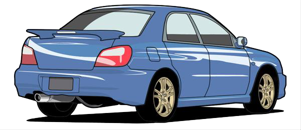 Blue Subaru Png Transparent Image (lavender, black, gray, white)